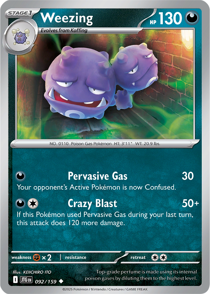 Journey Together 092/159 Weezing