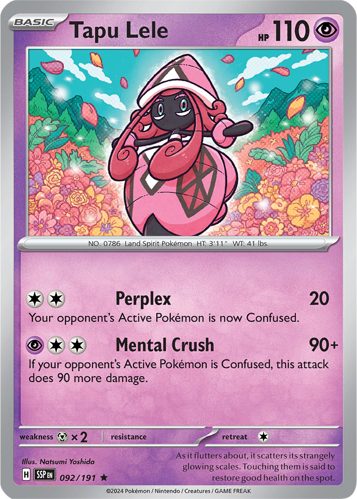 Surging Sparks 092/191 Tapu Lele