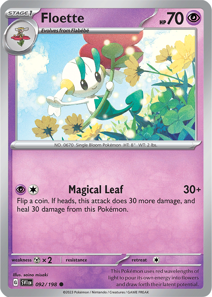Scarlet & Violet 092/198 Floette