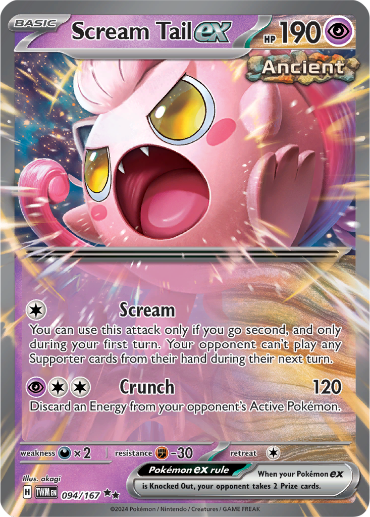 Twilight Masquerade 094/167 Scream Tail ex