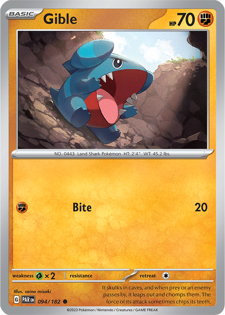 Paradox Rift 094/182 Gible