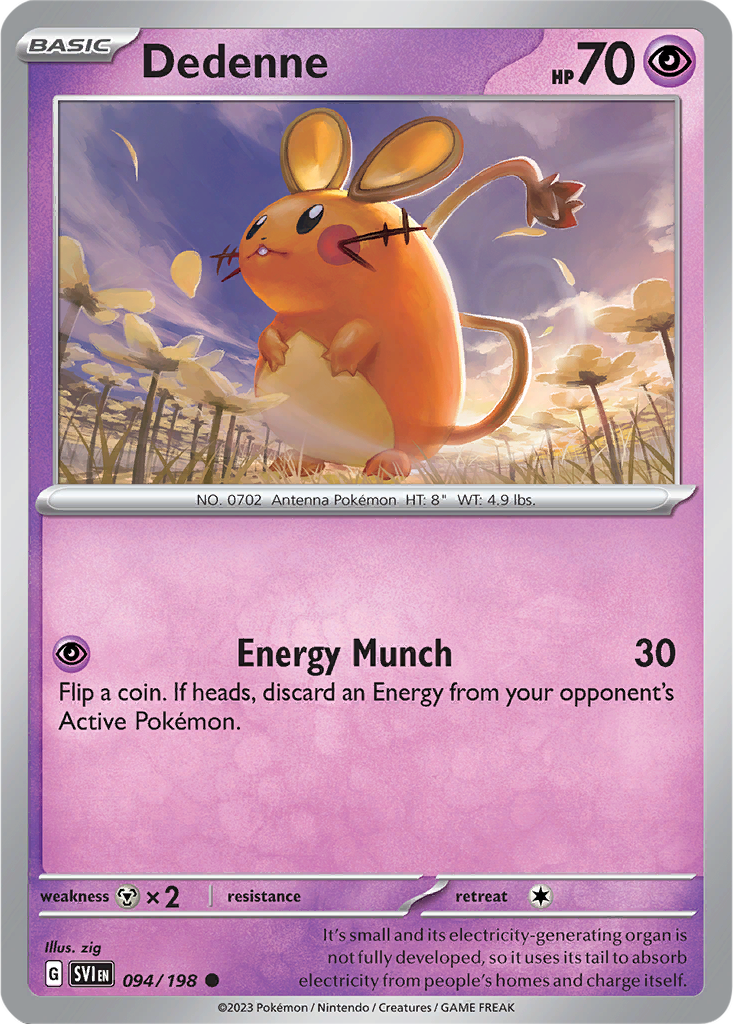 Scarlet & Violet 094/198 Dedenne