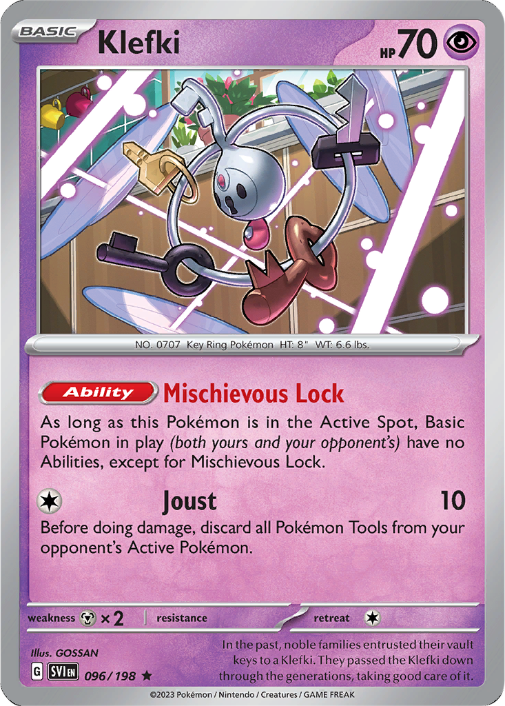 Scarlet & Violet 096/198 Klefki