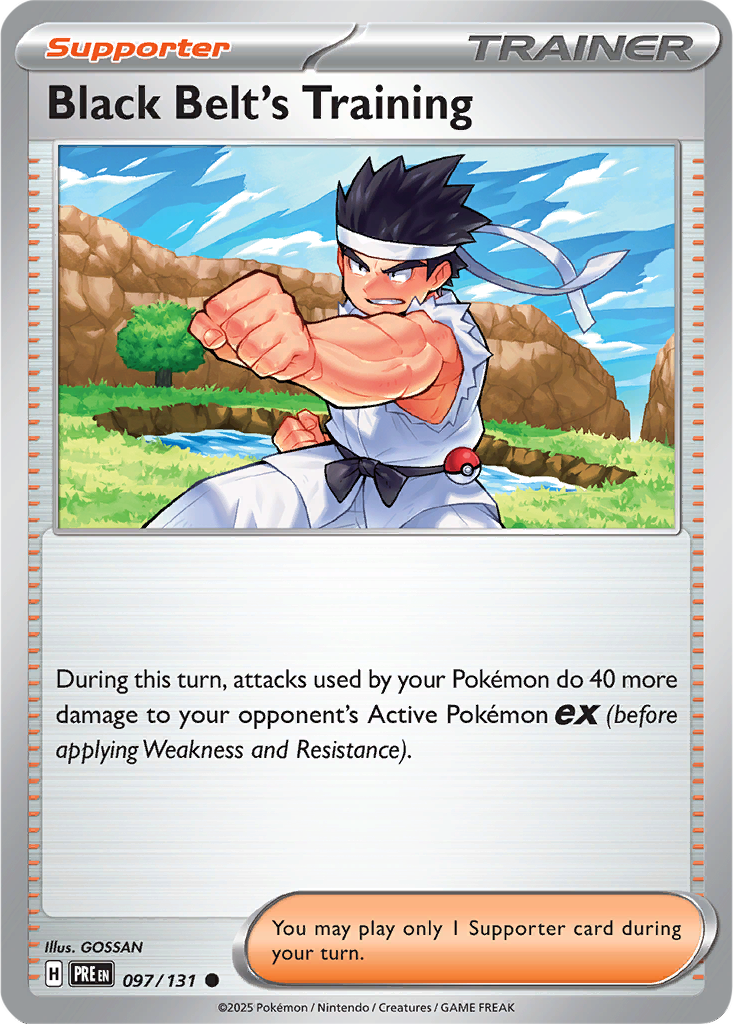 Prismatic Evolutions 097/131 Black Belt's Training