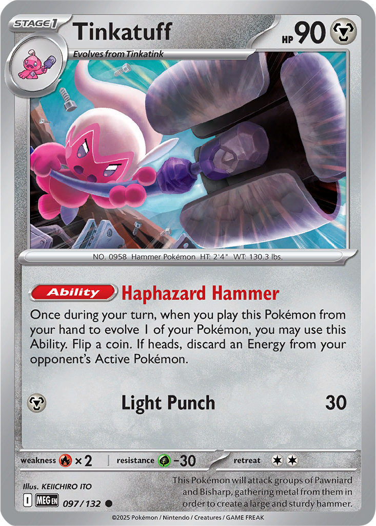 Mega Evolution 097/132 Tinkatuff