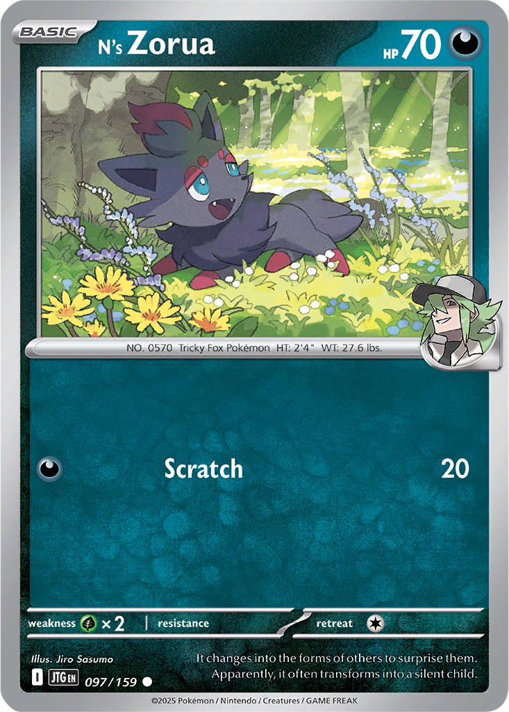 Journey Together 097/159 N's Zorua