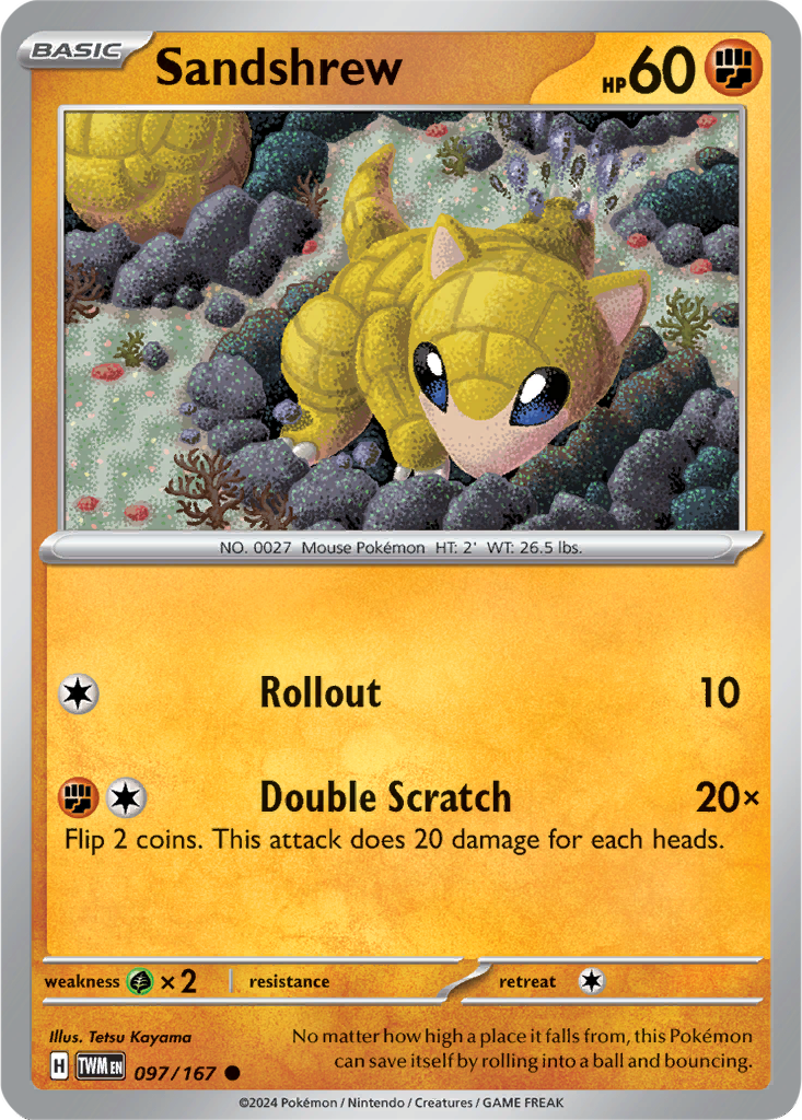 Twilight Masquerade 097/167 Sandshrew