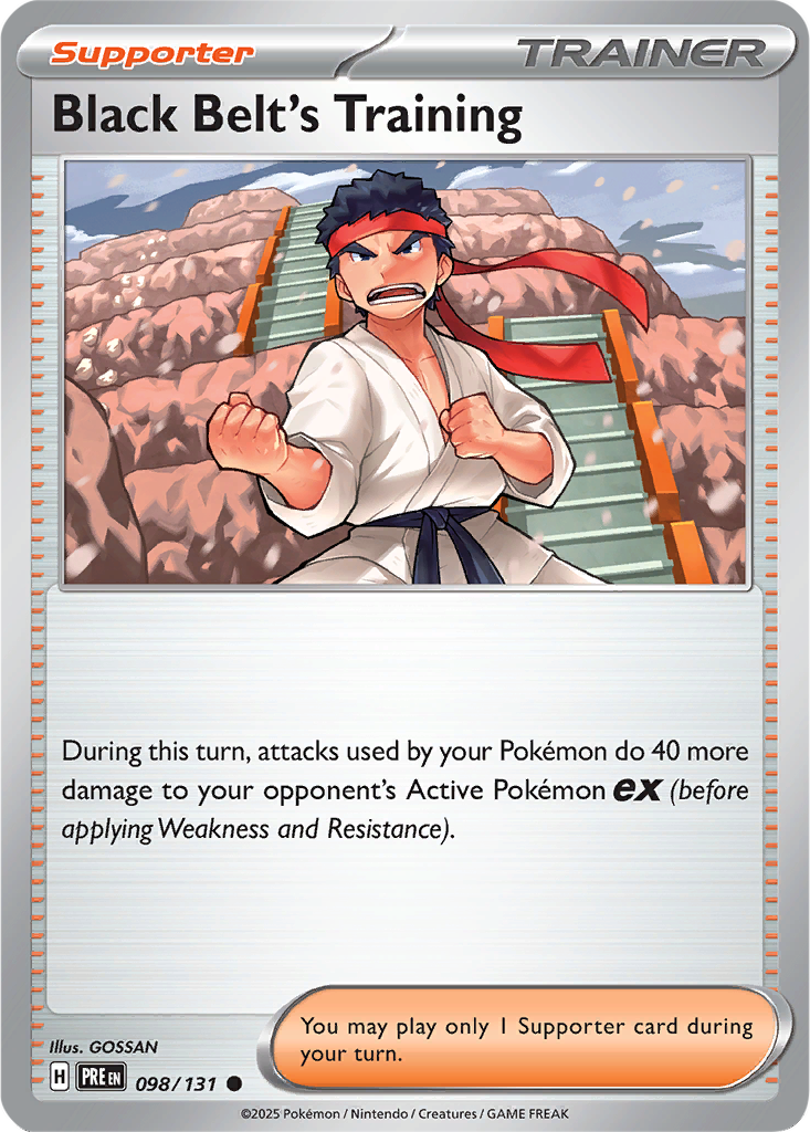 Prismatic Evolutions 098/131 Black Belt's Training