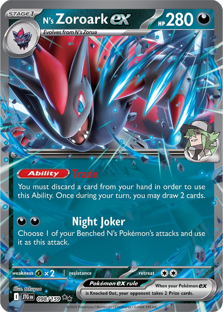Journey Together 098/159 N's Zoroark ex