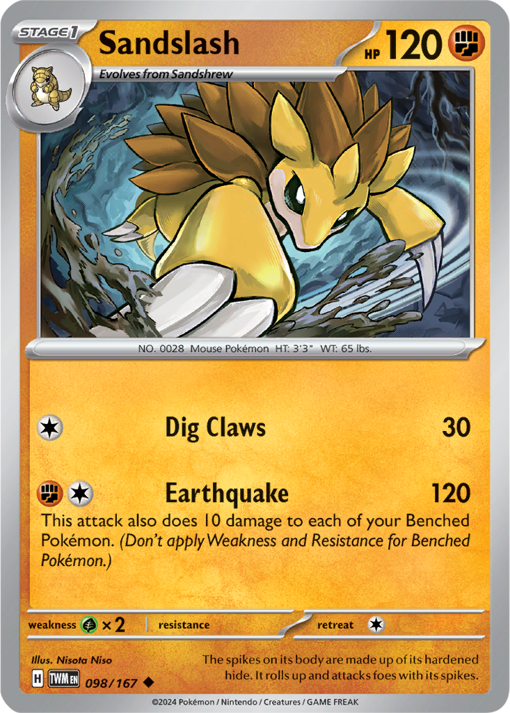 Twilight Masquerade 098/167 Sandslash