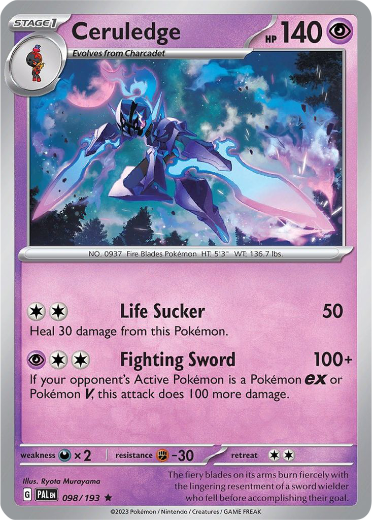 Paldea Evolved 098/193 Ceruledge