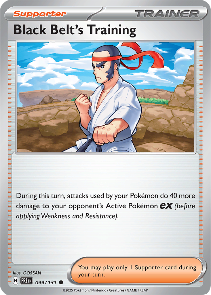 Prismatic Evolutions 099/131 Black Belt's Training