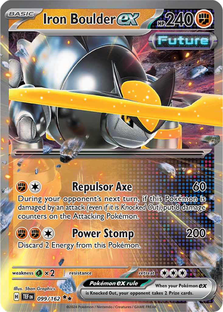 Temporal Forces 099/162 Iron Boulder ex