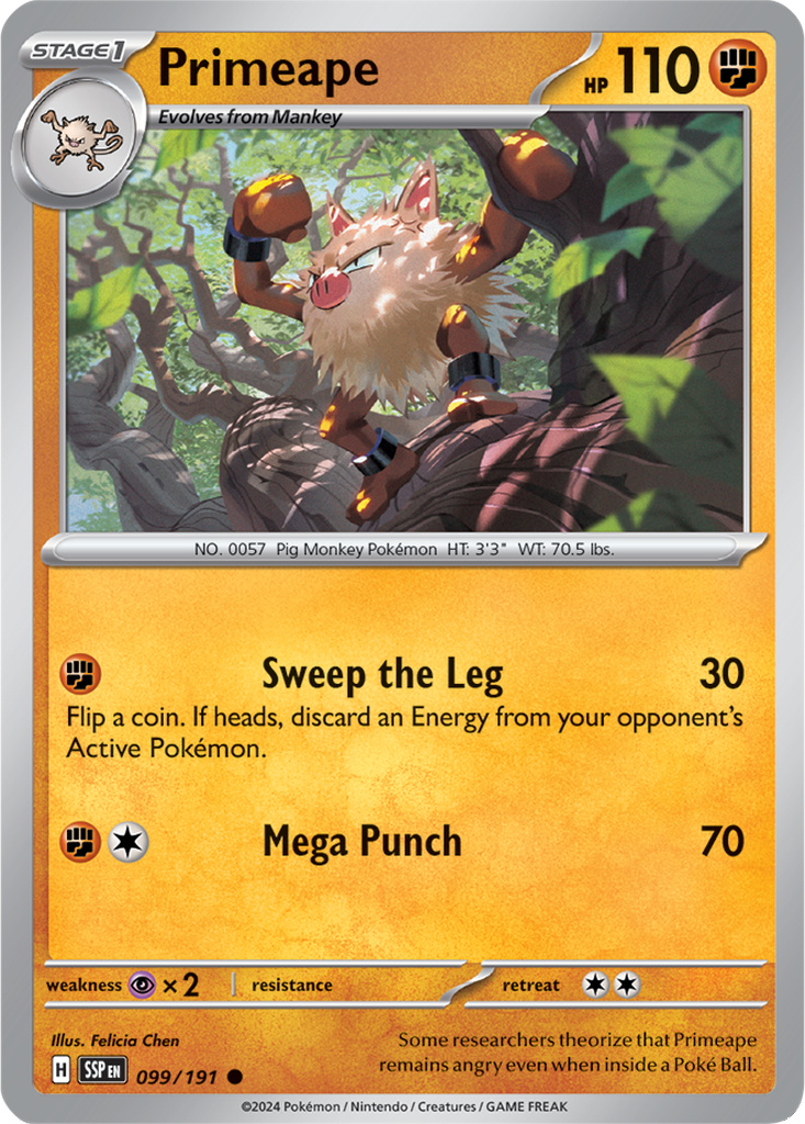 Surging Sparks 099/191 Primeape