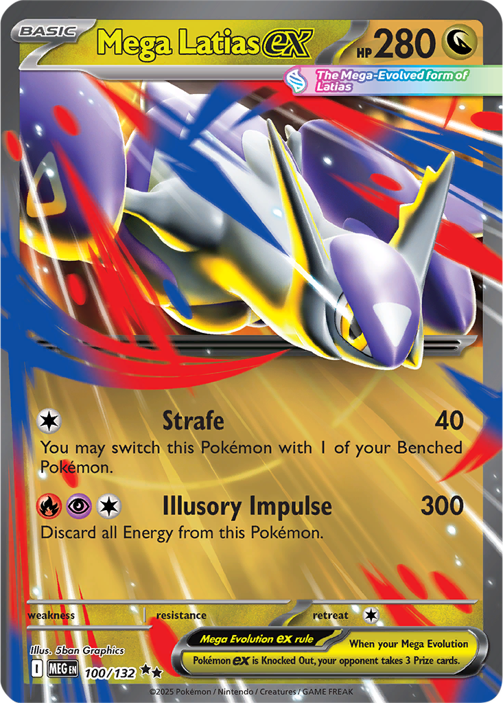 Mega Evolution 100/132 Mega Latias ex