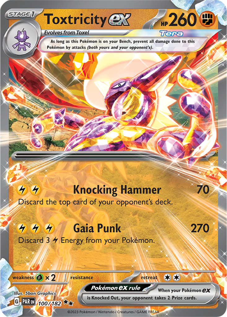 Paradox Rift 100/182 Toxtricity ex