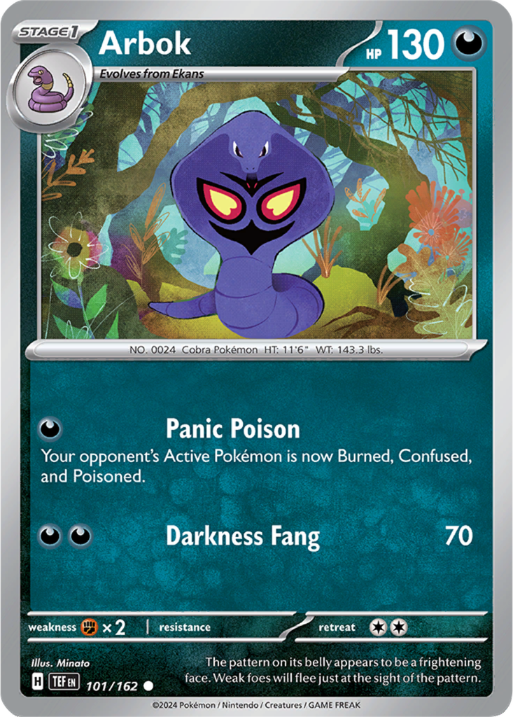 Temporal Forces 101/162 Arbok