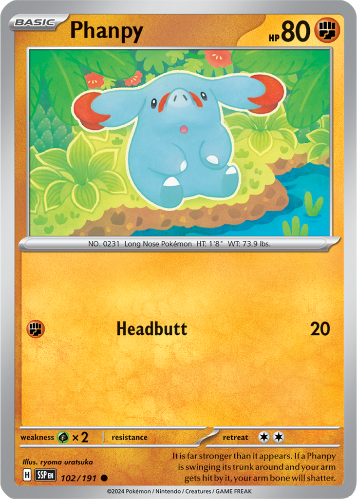 Surging Sparks 102/191 Phanpy