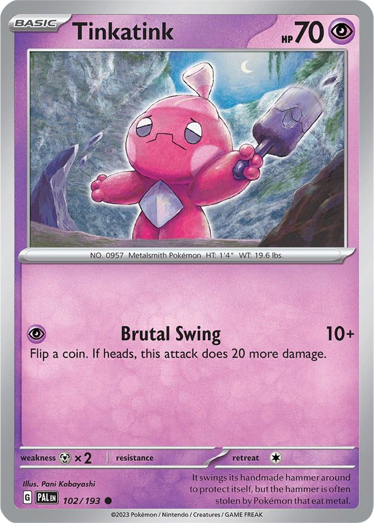 Paldea Evolved 102/193 Tinkatink