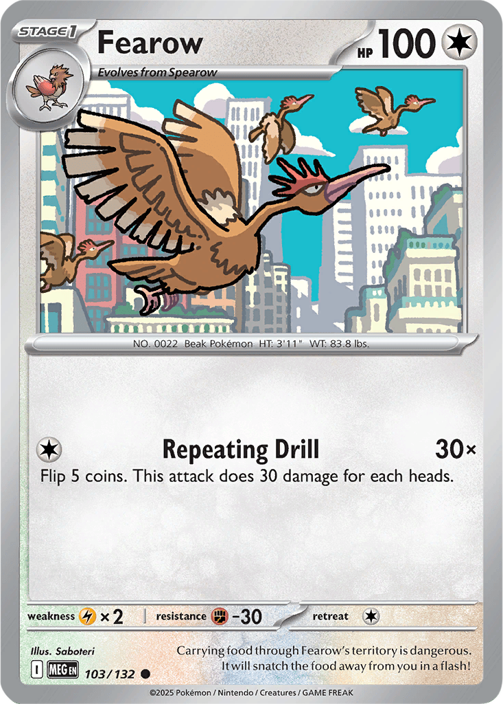 Mega Evolution 103/132 Fearow