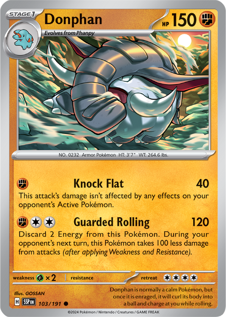 Surging Sparks 103/191 Donphan