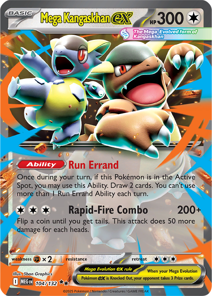 Mega Evolution 104/132 Mega Kangaskhan ex