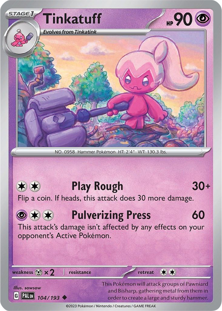 Paldea Evolved 104/193 Tinkatuff