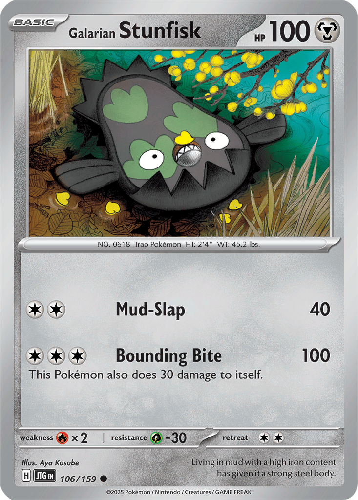 Journey Together 106/159 Galarian Stunfisk