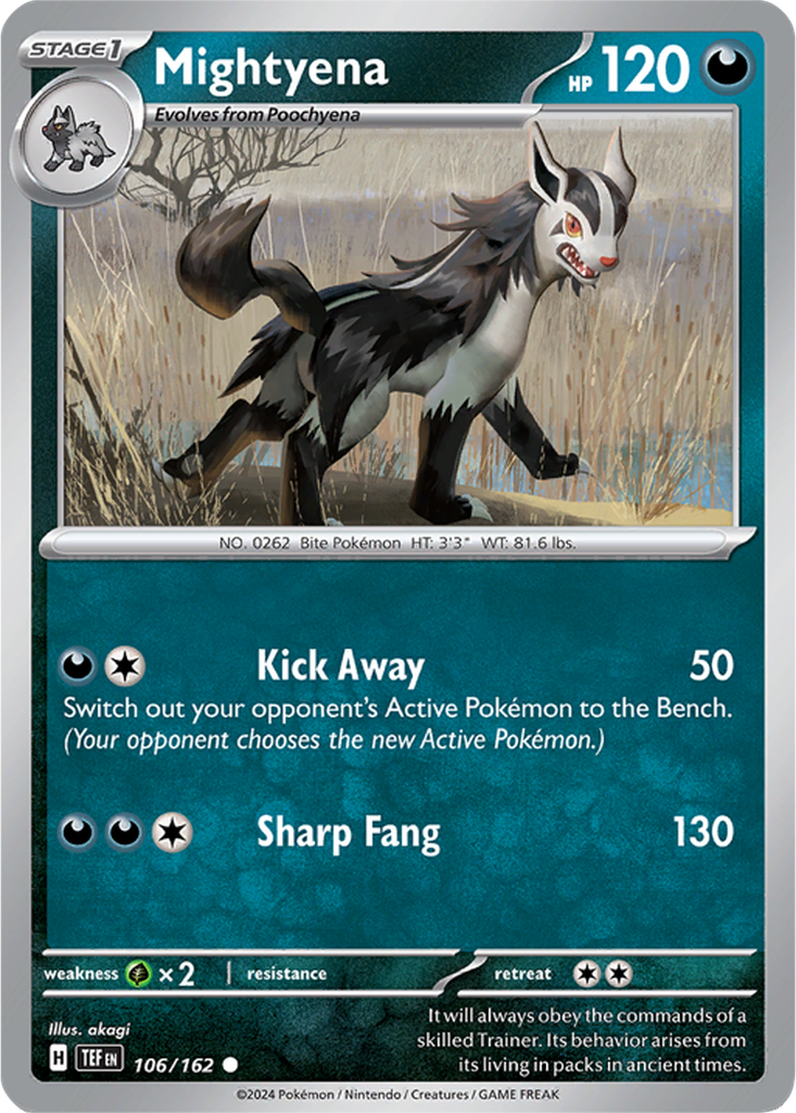 Temporal Forces 106/162 Mightyena
