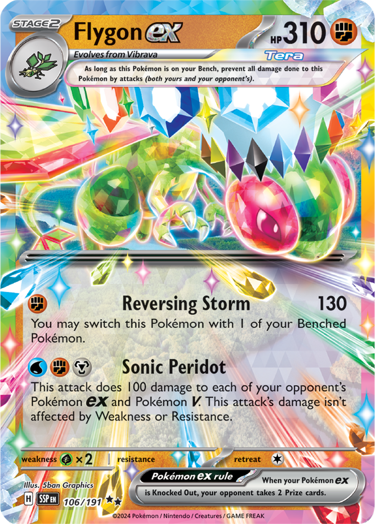 Surging Sparks 106/191 Flygon ex
