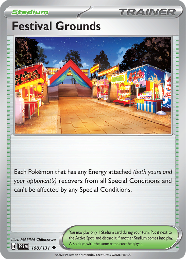 Prismatic Evolutions 108/131 Festival Grounds