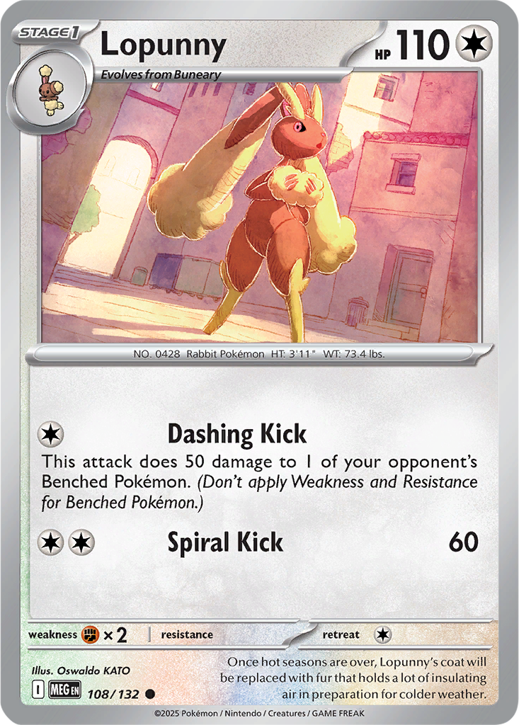Mega Evolution 108/132 Lopunny