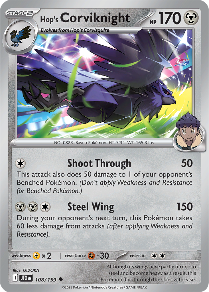 Journey Together 108/159 Hop's Corviknight