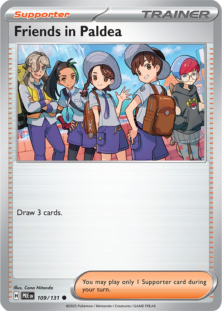 Prismatic Evolutions 109/131 Friends in Paldea