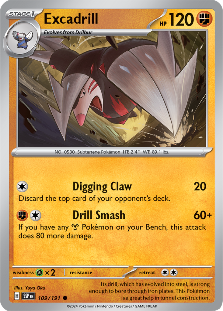 Surging Sparks 109/191 Excadrill