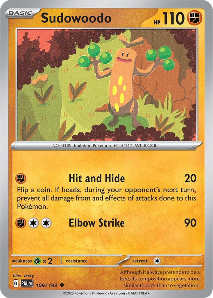 Paldea Evolved 109/193 Sudowoodo