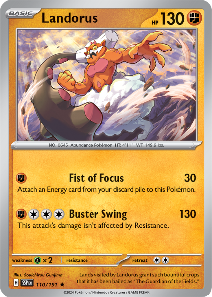 Surging Sparks 110/191 Landorus
