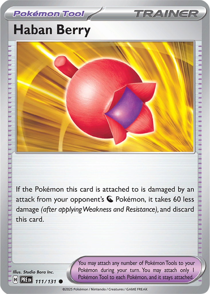 Prismatic Evolutions 111/131 Haban Berry