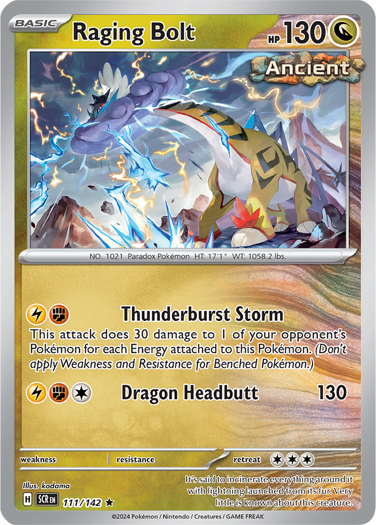 Stellar Crown 111/142 Raging Bolt