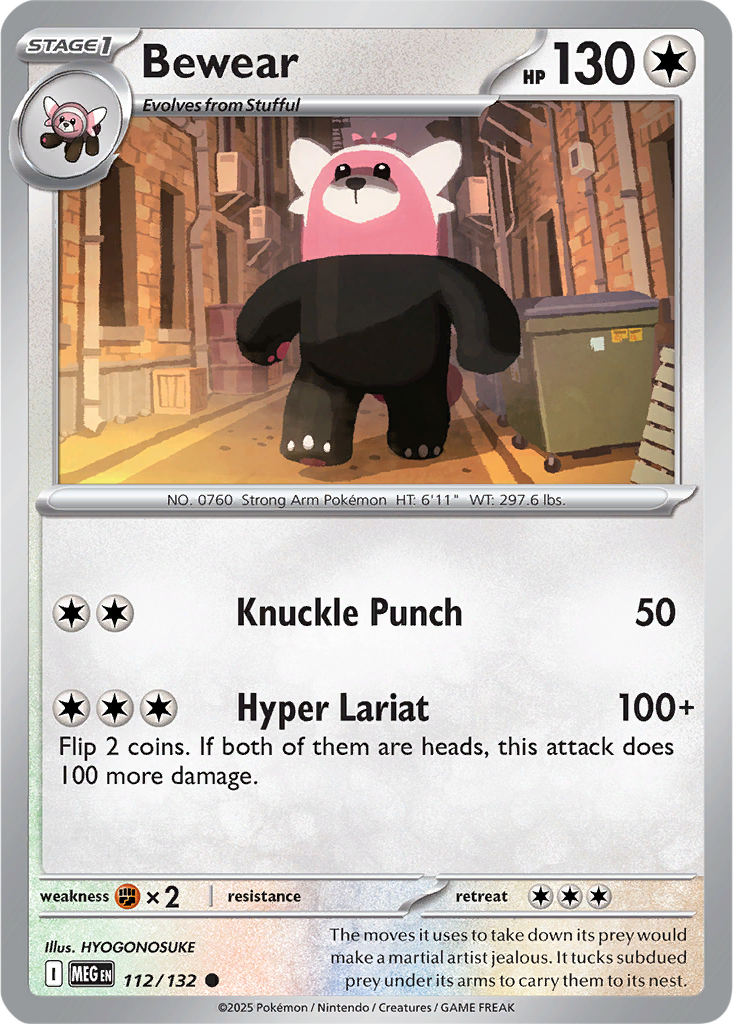 Mega Evolution 112/132 Bewear