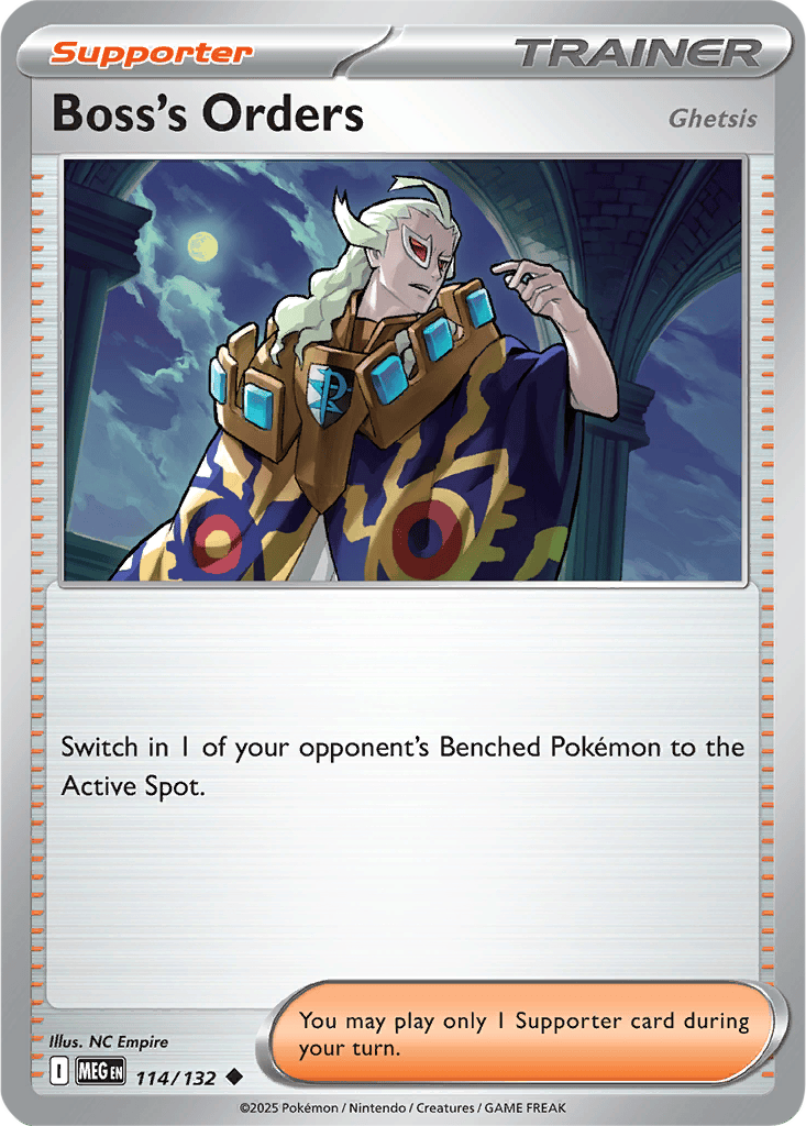 Mega Evolution 114/132 Boss's Orders (Ghetsis)