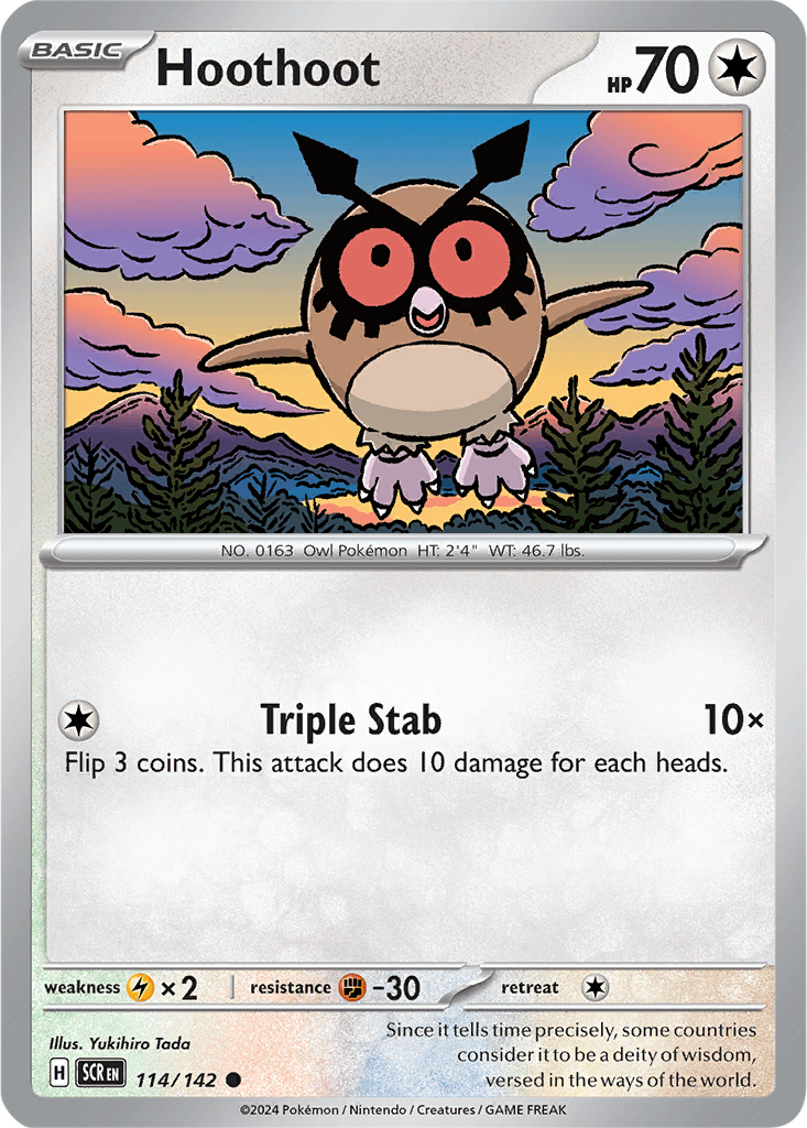 Stellar Crown 114/142 Hoothoot