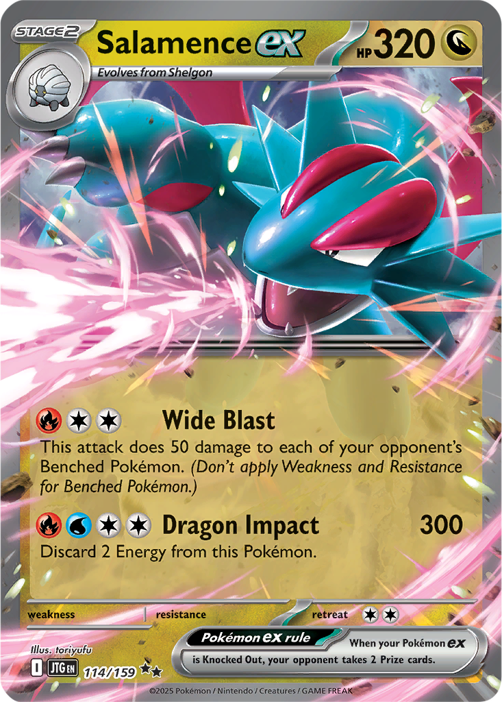 Journey Together 114/159 Salamence ex