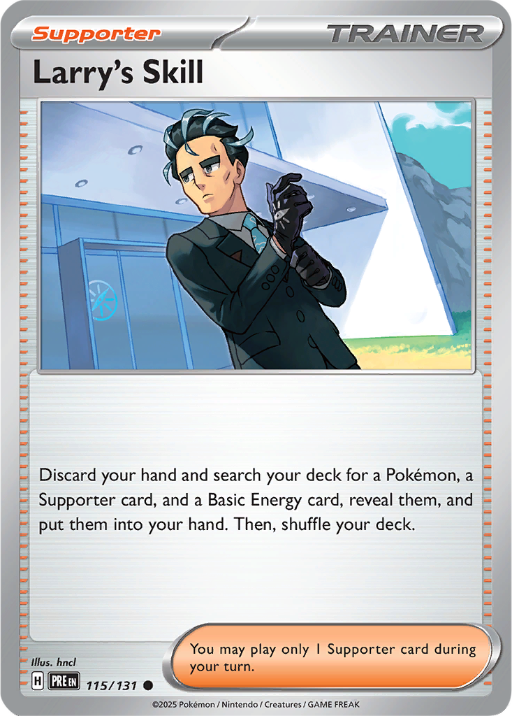 Prismatic Evolutions 115/131 Larry's Skill