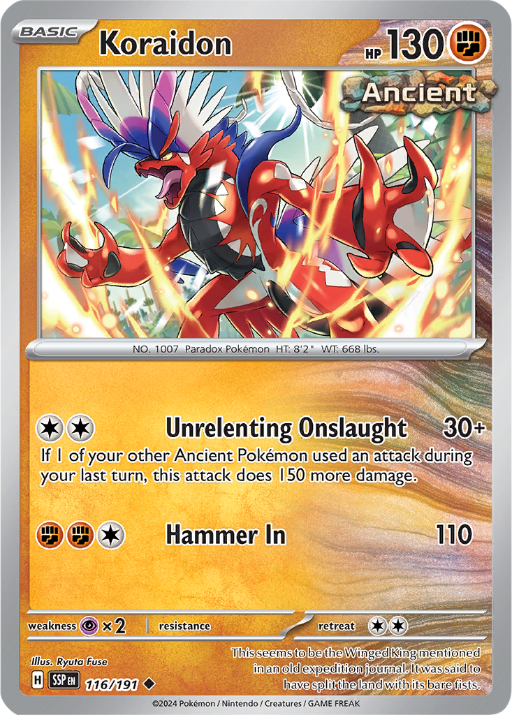 Surging Sparks 116/191 Koraidon