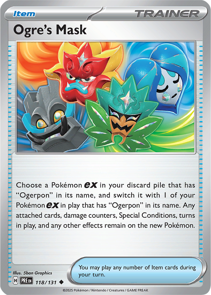 Prismatic Evolutions 118/131 Ogre's Mask