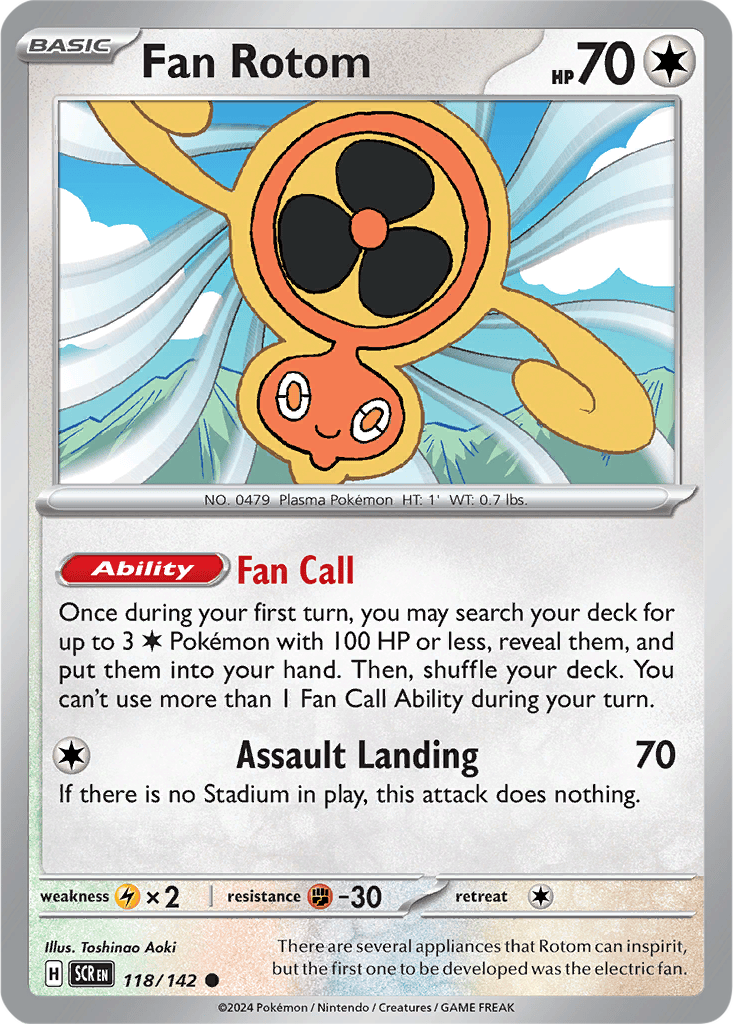 Stellar Crown 118/142 Fan Rotom