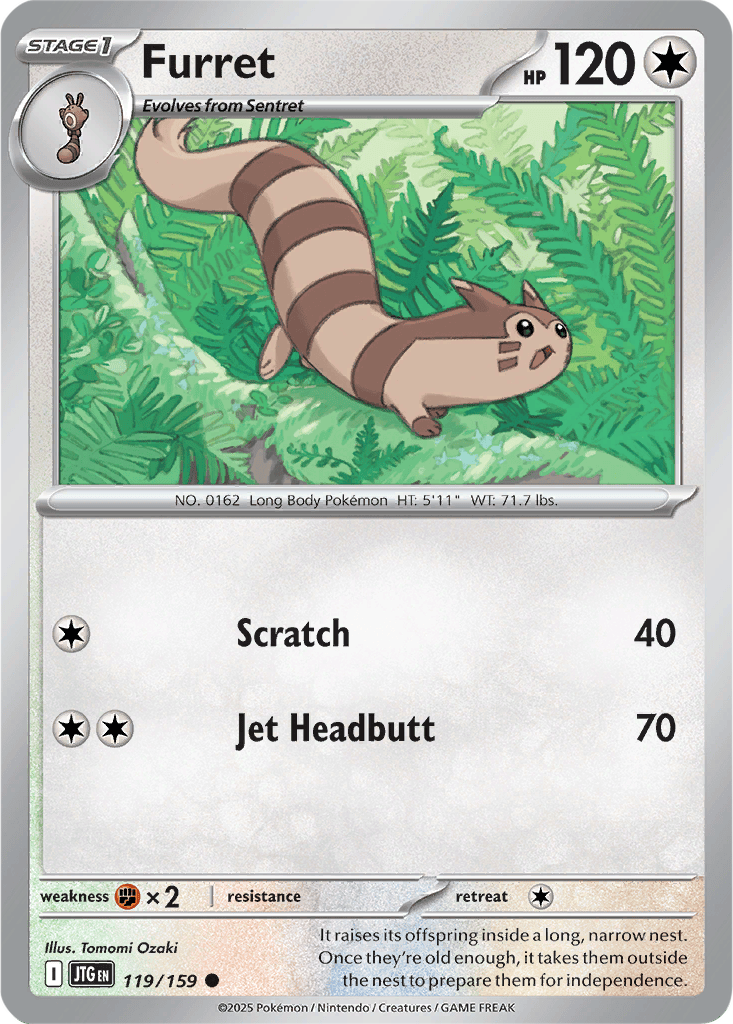 Journey Together 119/159 Furret