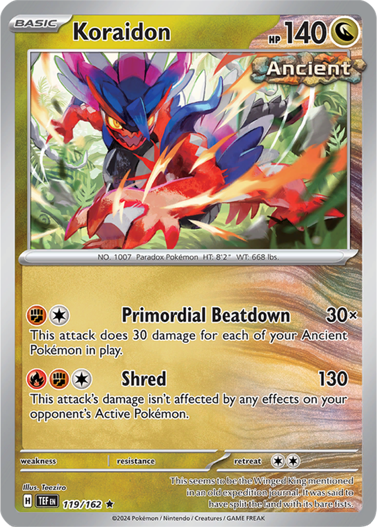 Temporal Forces 119/162 Koraidon