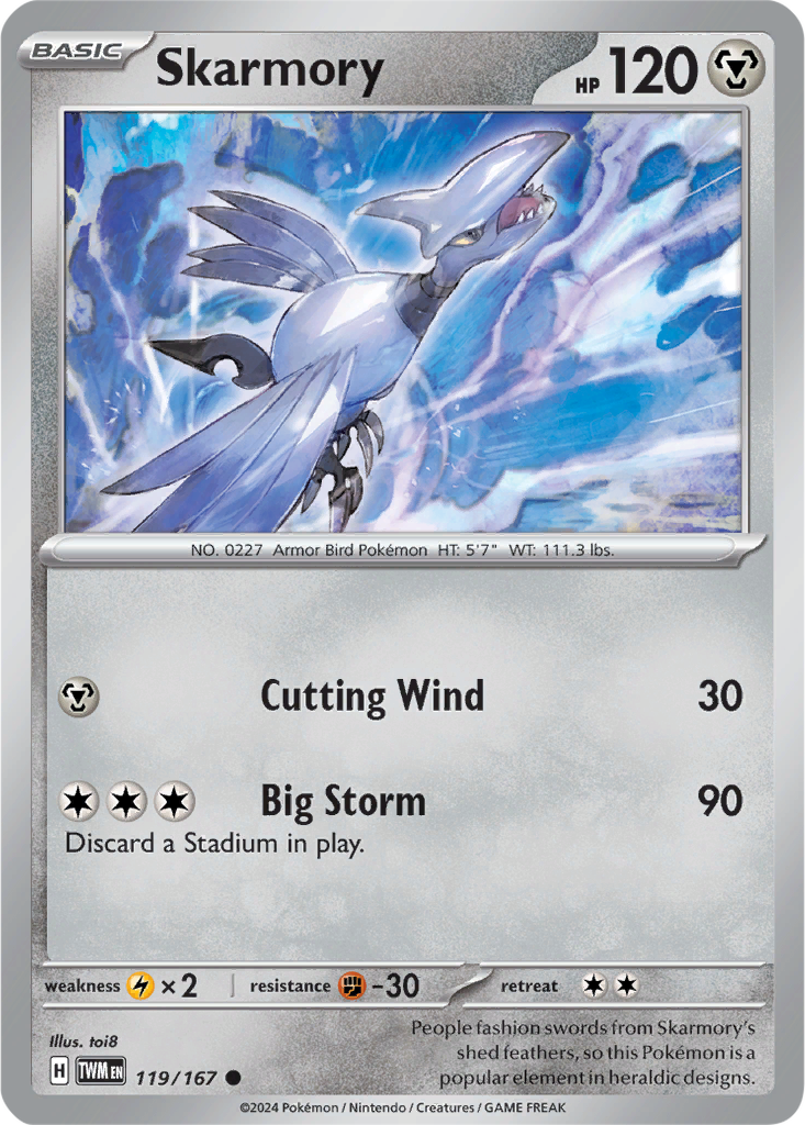 Twilight Masquerade 119/167 Skarmory
